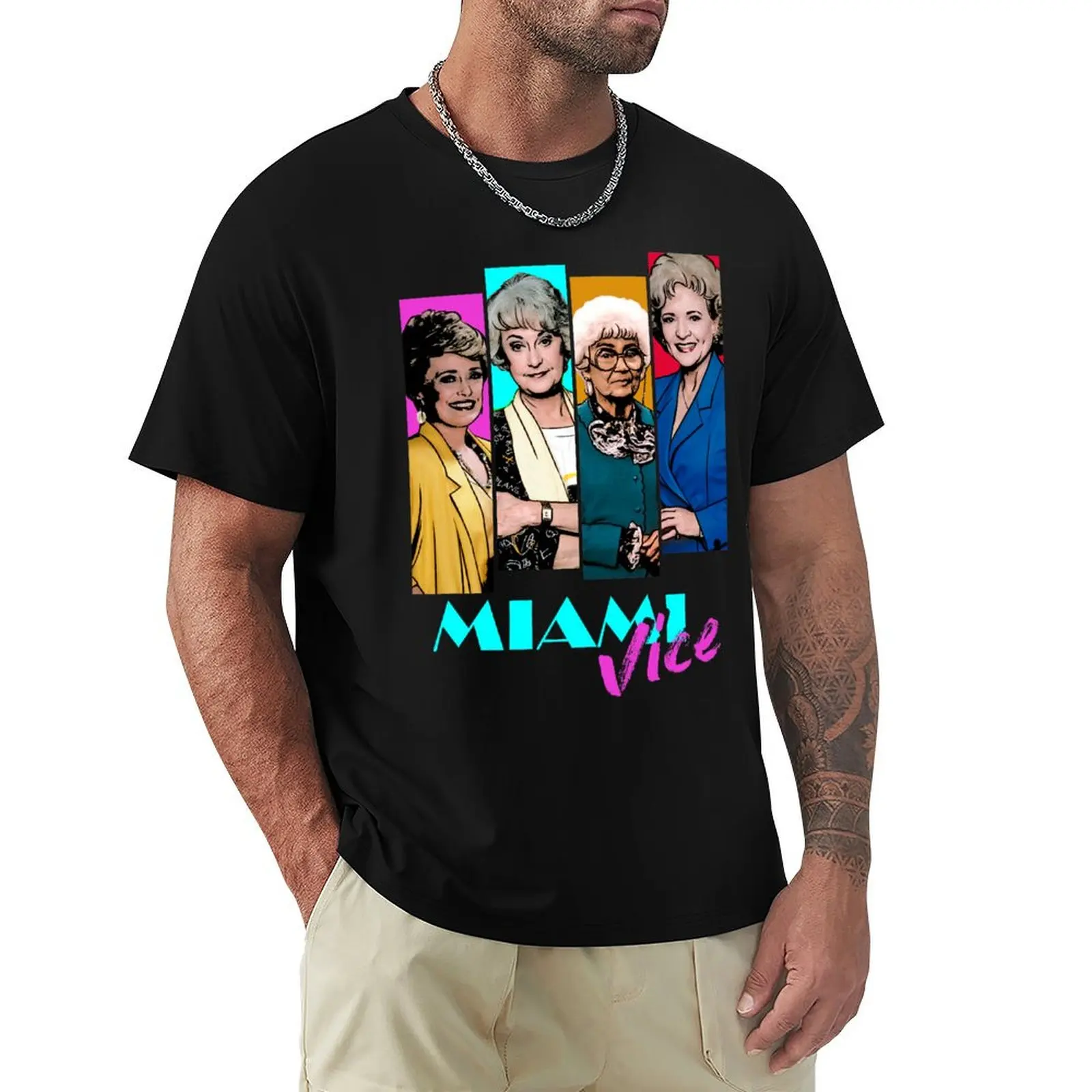 

Miami Vice T-Shirt essential t shirt plus sizes cotton man t-shirts Personalized t-shirt oversized t shirts for men