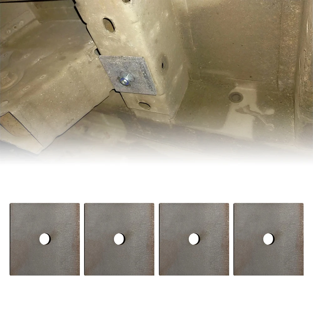 4 قطعة منصات تعديل RV للتخييم لمقعد الشاحنة أو الطاقم أو لوحات توزيع تحويل التخييم 6 مللي متر ملحقات وسادات تعديل سميكة #6