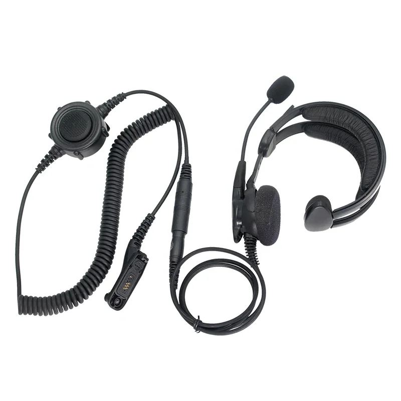 Adapted to Motorola Xir P8268 P8668 APX6000 APX7000 APX2000 DP3400 DP3600 DP4400 DGP6150 tactical headphones with microphone