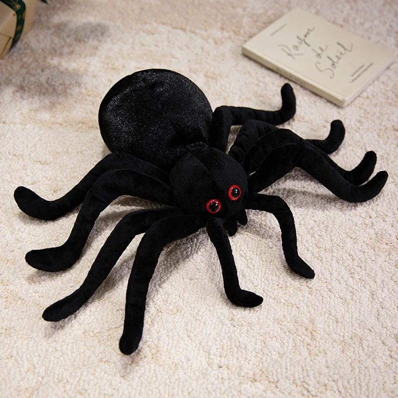 25/35/50 Cm Simuleren Spider & Ray Knuffel Leuke Spider Pop Gevuld Zacht Dier Kussen luipaard Ray Halloween Decor Party