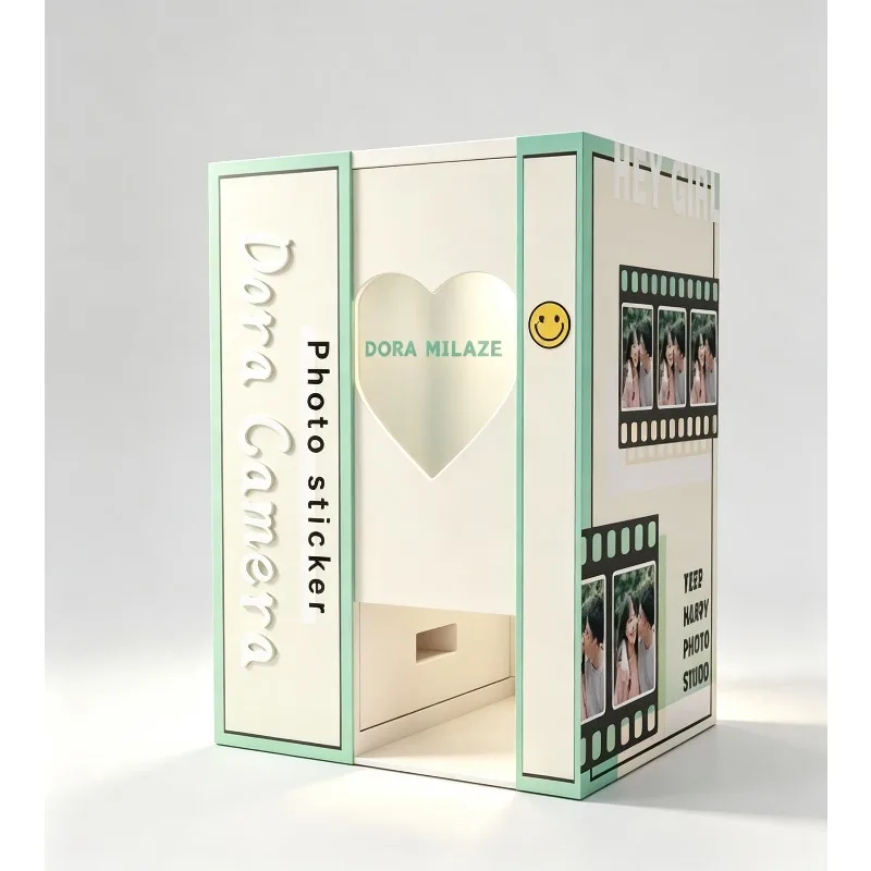 Customization Passport Photo Booth Kiosk Self-service Photo Booth Vending Machines for Certificate Hall CE Certification