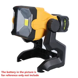 Newest LED working light lamp For Makita For Ryobi For Black&Decker For DeWalt 18V 20V Li-ion Battery Supply Free shipping