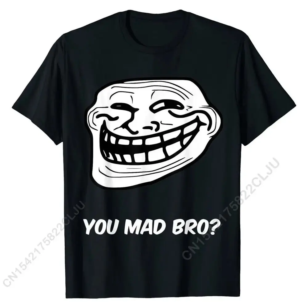 New Sale!!! Funny- Troll Face, You Mad Bro_ Latest Menp T-shirts  Anime Pattern Y2K Summer Brand