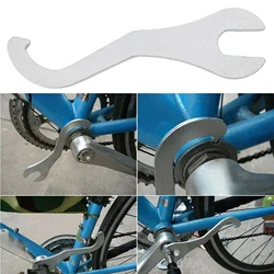 Bike Lock Ring Remover Bottom-Bracket Repair Spanner Wrench Bicycle Repair Disassembly Tool Cycling Accessories 15.5x4.4cm