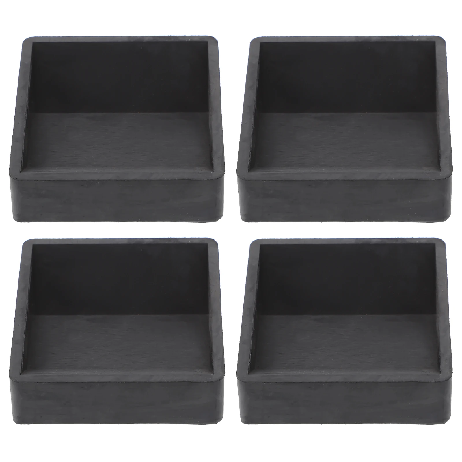 

4 Pcs Rubber Bed Stoppers Durable Furniture Protectors Hardwood Floor Caster Cups Wheelchair Sofa Bed Frame Noise Reduction