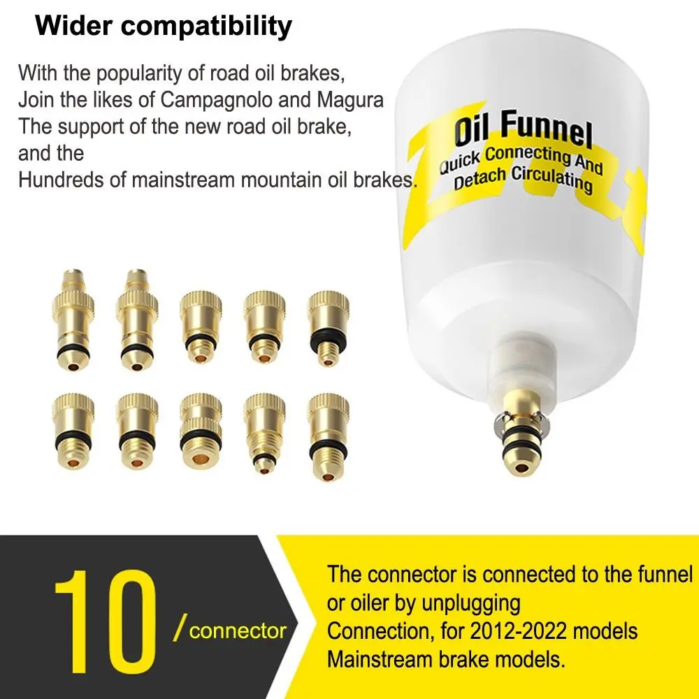 أداة مشتركة أداة إصلاح دراجة قرص فرامل الفرامل النفط تنزف عدة الفرامل تنزف محولات مجموعة دراجة الصحن الهيدروليكي الفرامل أداة إصلاح #4