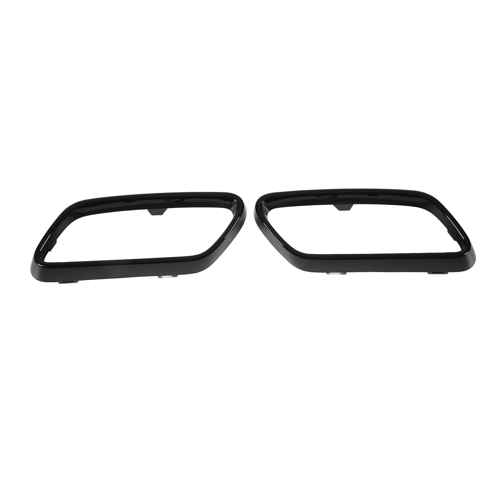 Exhaust Tip Cover Trims Bezel - Glossy Black, Replacement for Benz C‑Class W206 S206 AMG Line 2022 Onwards view 6