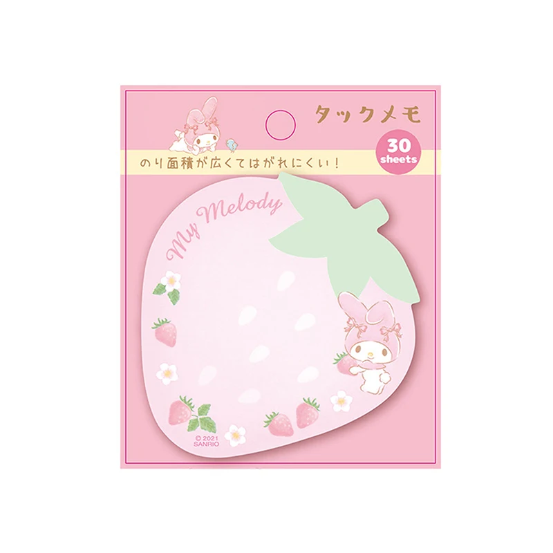 30Sheets Kawaii Sanrio Hello Kitty Convenience Book Mylody Kuromi Cinnamoroll Sticky Notes Cute Paste Notepad Student Stationery