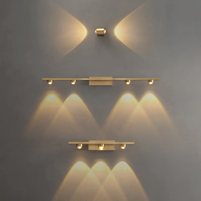 

Projection Wall Lamp Warm Lights Atmosphere Corridor Porch Staircase Background Sconces Designer Room Bedside Mirror Headlight