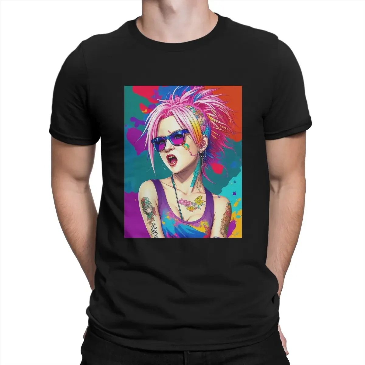 American Singer And Actor Nominated For An Emmy Award Unique TShirt Cyndi Lauper Casual T Shirt Hot Sale T-shirt For Adult