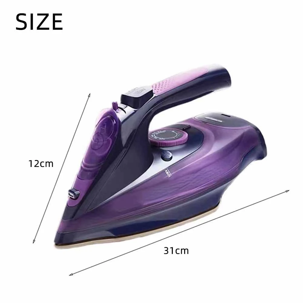 High Quality New Handheld Portable 2400W Durable Anti-drip Ceramic Soleplate Electric Steam Iron High End Steam Irons