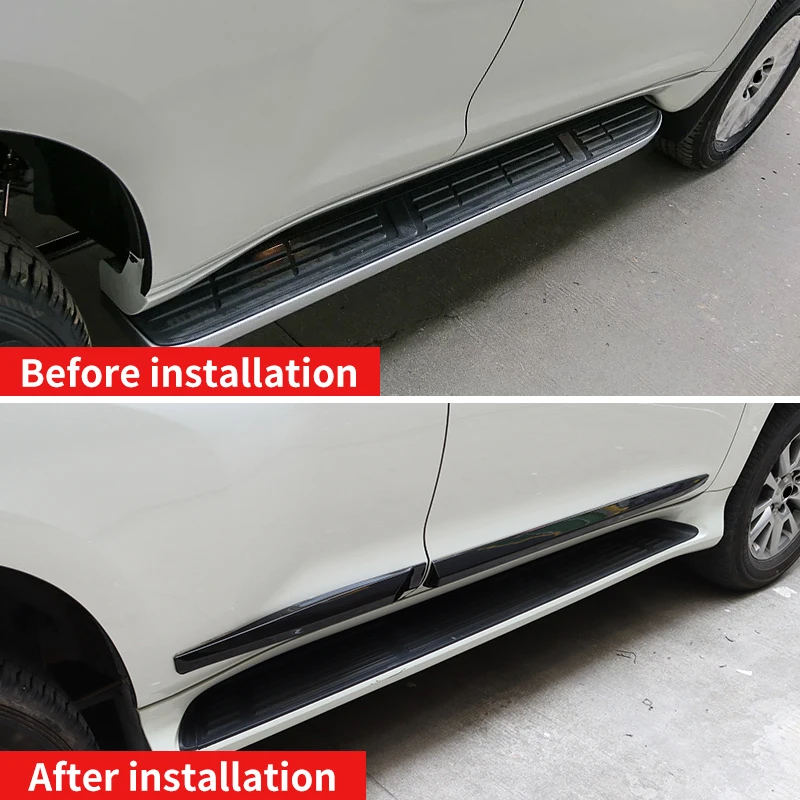 For Toyota Land Cruiser 200 LC200 2021 2020 2019 2018 Decorative Accessories Modification Chrome Car Door Collision Prevention
