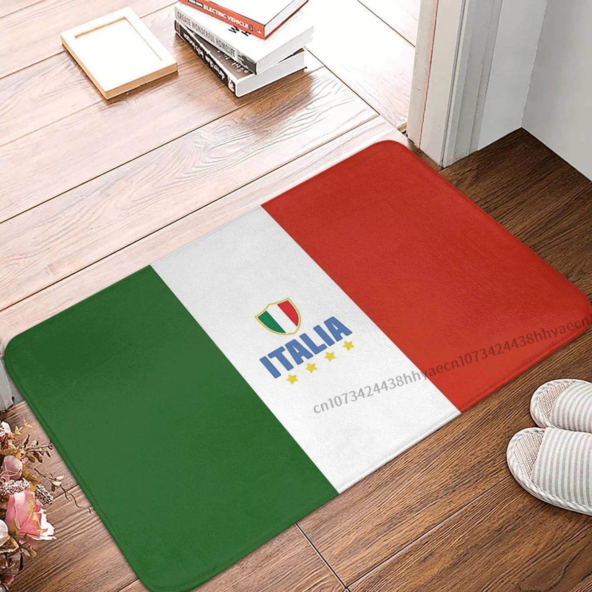 Italia Flag Non-slip Doormat Italian Tricolor Bath Kitchen Mat Outdoor Carpet Home Modern Decor