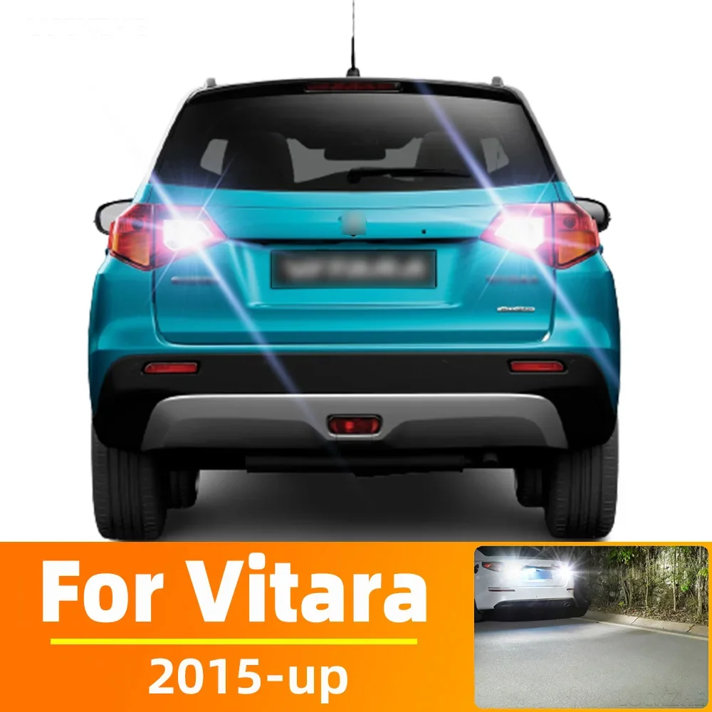 2 szt. Światło cofania LED na akcesoria do Suzuki Vitara 2015 2016 2017 2018 2019 2020 zapasowa lampa tylna