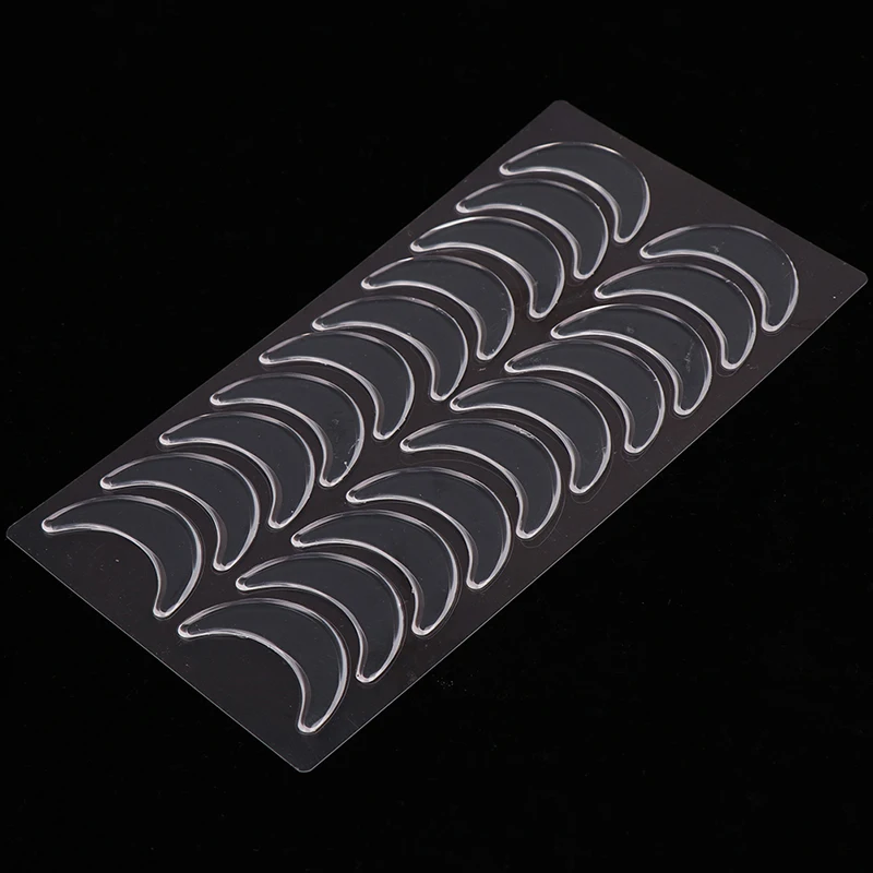 10 쌍 재사용 가능한 방수 실리콘 안티 링클 아이 패드 패치 스티커 눈 스킨 케어 패드 뷰티 페이셜 케어 도구