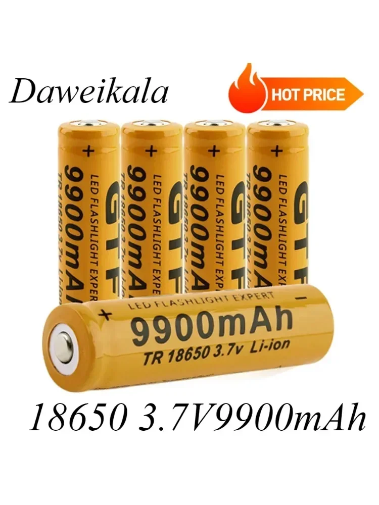 18650 Batterij Hoge Kwaliteit 9900 mAh 3.7 V 18650 Li-ion Batterijen Oplaadbare Batterij voor Zaklamp Zaklamp - afbeelding 2