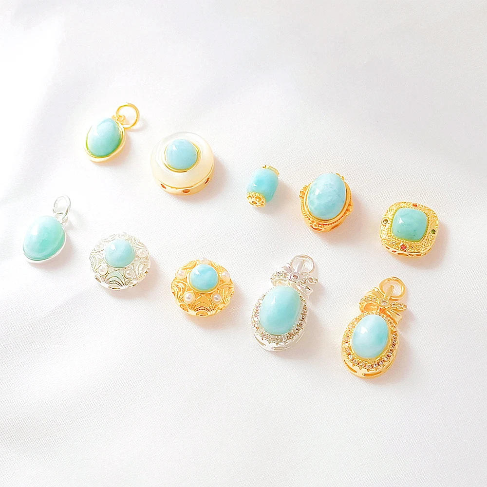 

Brass Plated with 18K Gold Inlaid with Natural Zircon Flat Spacer Beads DIY Jewelry Making Necklace Bracelet, Clothing Accessory