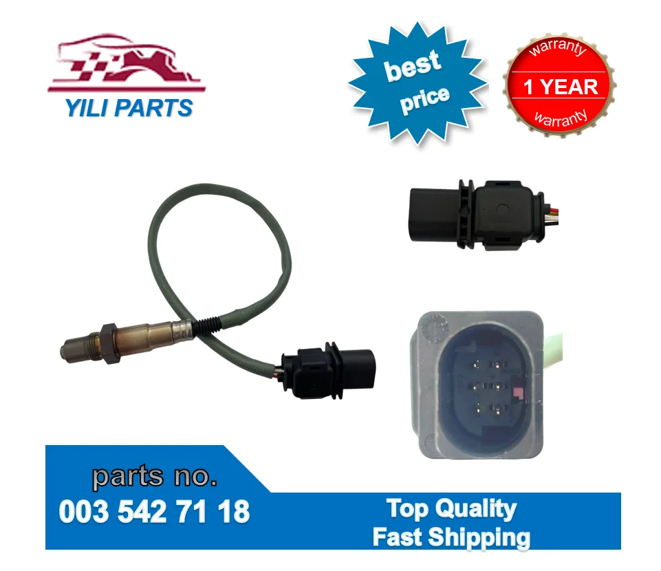 مستشعر الأوكسجين 003 542 71 18 مناسب لمرسيدس بنز SL63 AMG (M156.981) CLK350 (M272.960) E63 AMG (M156.983) CLK550 (M 273.967) C