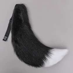 Adjustable Belt Furry Tail Kawaii Wolf Dog Tail Cosplay Accessories Party 70cm  Cosplay Costume Props Girl Faux Fur Tail