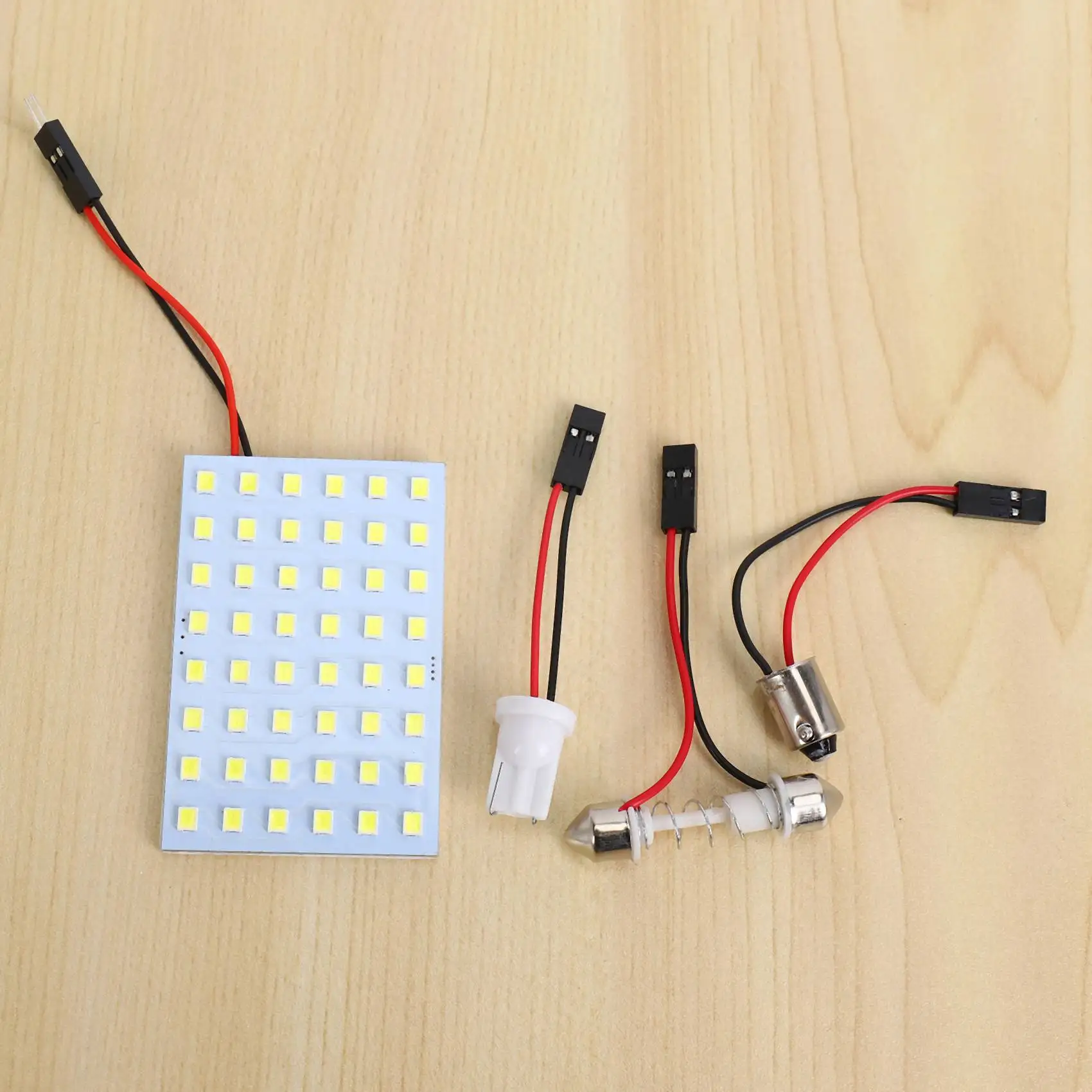 Biały panel oświetlenia kopułkowego LED 1210 SMD 48 z T10 BA9S Festoon