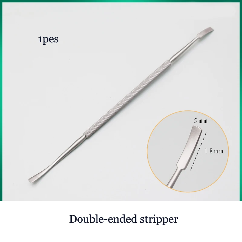 Medical double-ended stripper 19.5cm ophthalmic instrument tool Medical scleral stripper