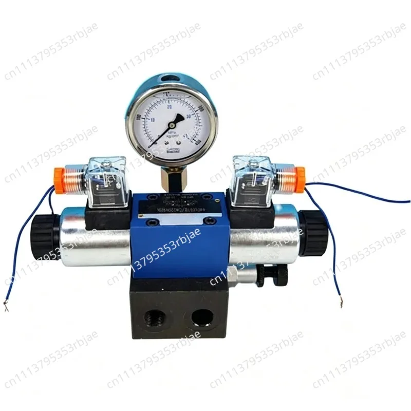 Hydraulic Cylinder Bidirectional Solenoid Valve, Overflow Pressure Relief Valve 12V 24V 220V Electric Directional Control Valve