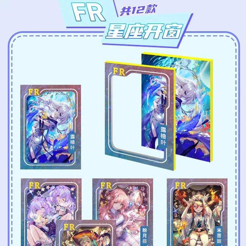 Goddess Story Anime Game Girls Party Cards Full Set Peripheral Character Collection Playing Card TCG Hobby Kids Xmas Gifts Toys