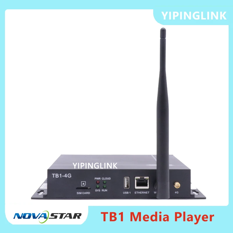 Novastar TB1-4G Multimedia Player Outdoor Indoor Small LED Display Offline Media Player TB1 Commercial LED Screen Controller Box