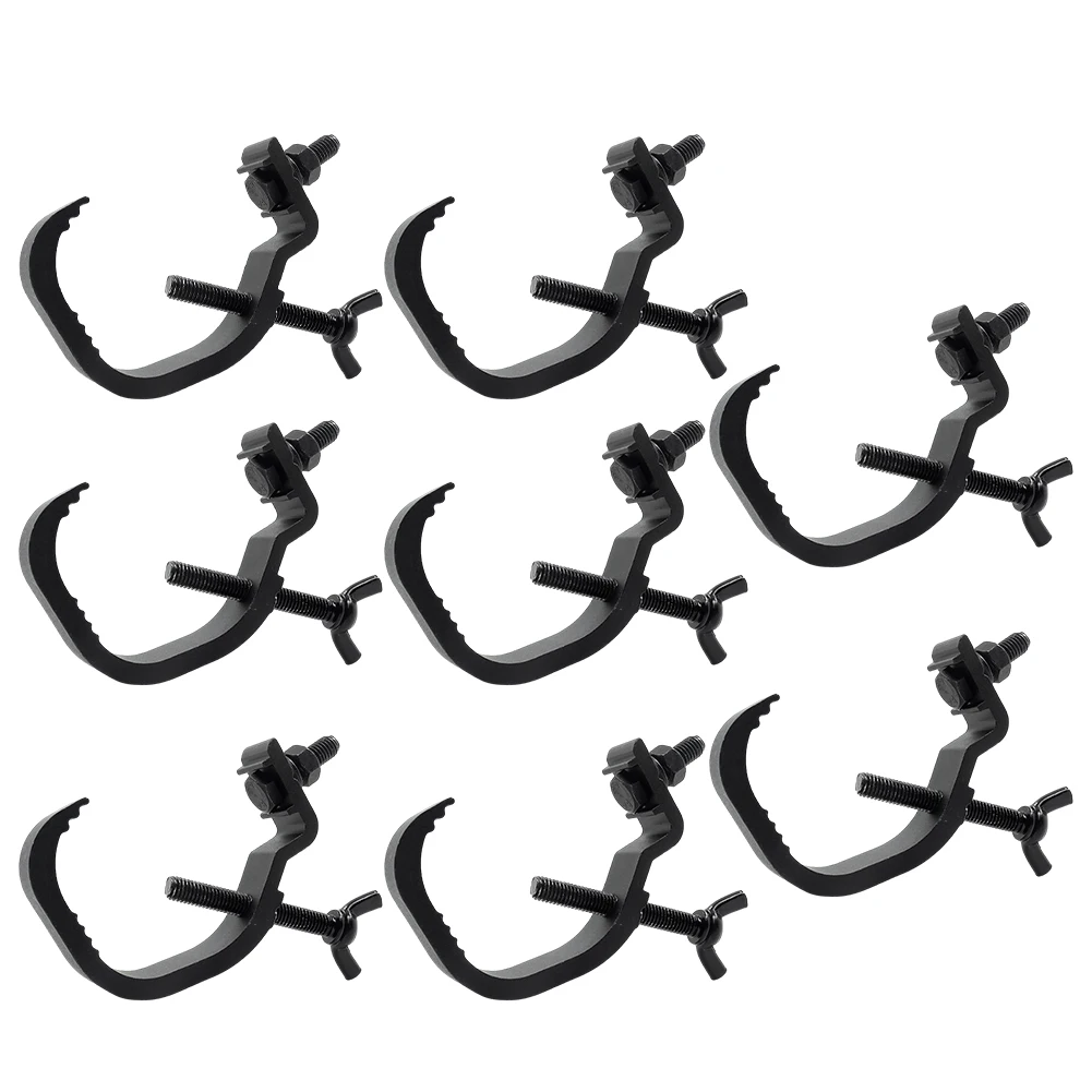 

8 PCS Heavy Duty Stage Light Clamps for DJs Perfectly Suited for Disco Trusses and Various Tubing Sizes up to 55mm