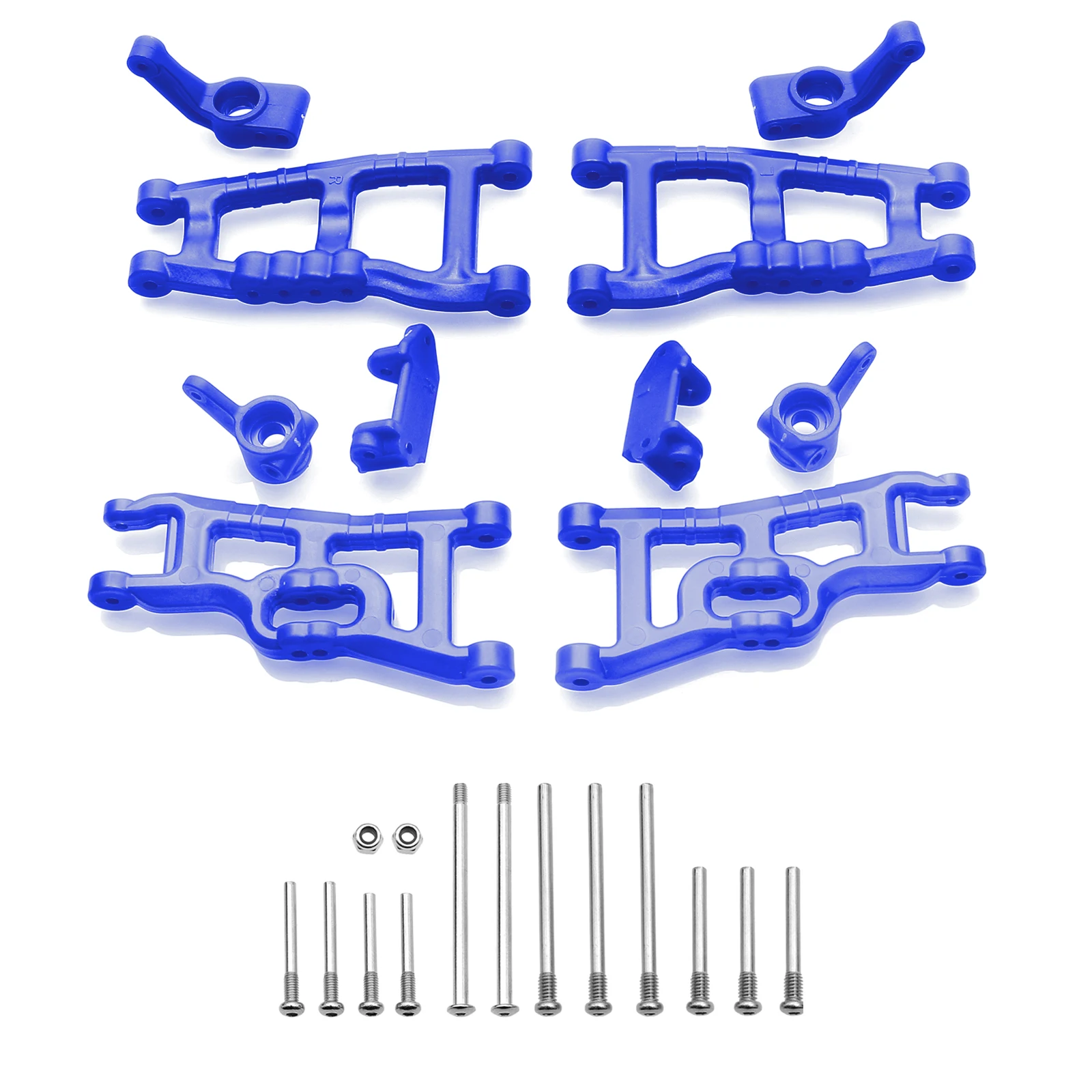 Composite Nylon Steering Caster blocks Suspension arms Stub axle carriers for TRAXXAS Slash Rustler Bandit 2WD series