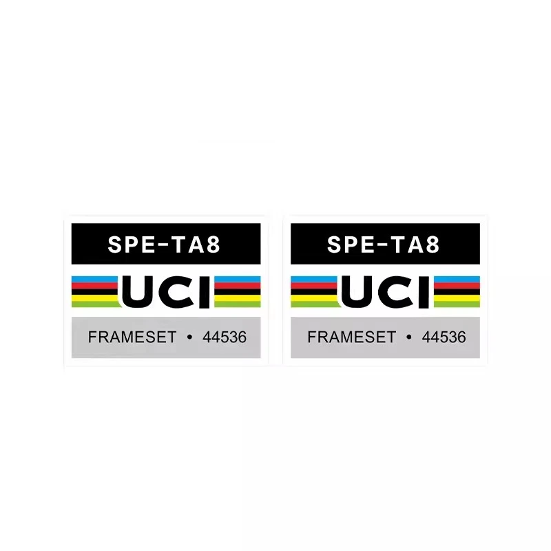 certification small label sticker bicycle union certification label bicycle decals customize frame name ID warning films