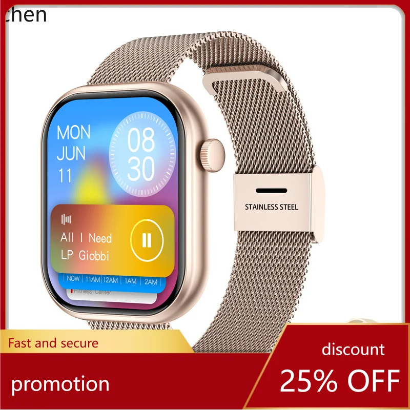 ZML Smart Watch Call Watch Large Screen Waterproof Sports Fitness Smart Watch