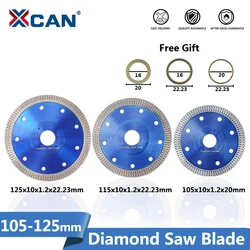 XCAN 1PC Diamond Saw Blade 105/115/125mm Grinding Saw Cutter Disc for Porcelain Tile Ceramic Granite Marble Power Tools