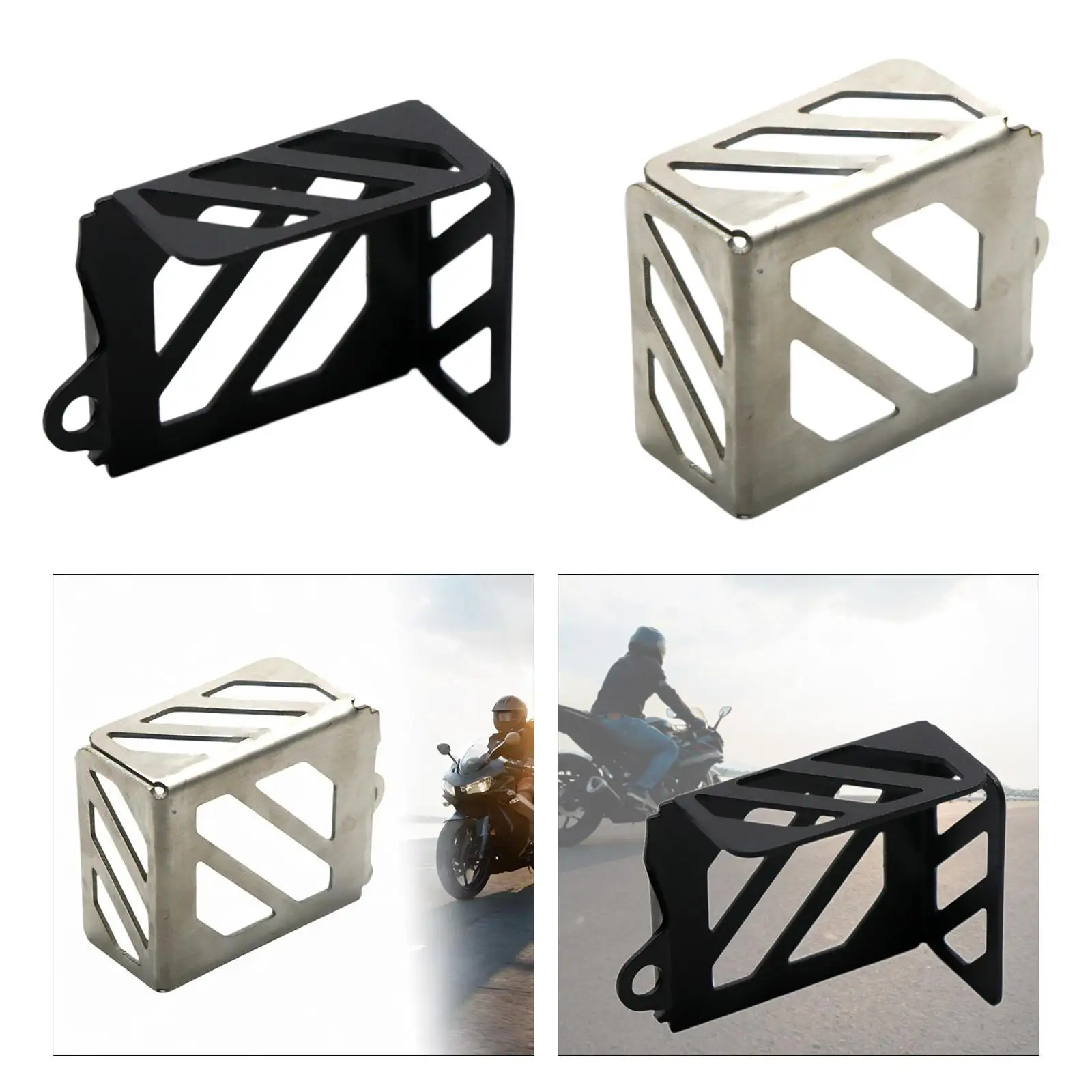 

Rear Brake Oil Cup Reservoir Guard Cover for Honda CB500x CBR500R Convenient Installation Motorcycle Accessories Accessory Metal