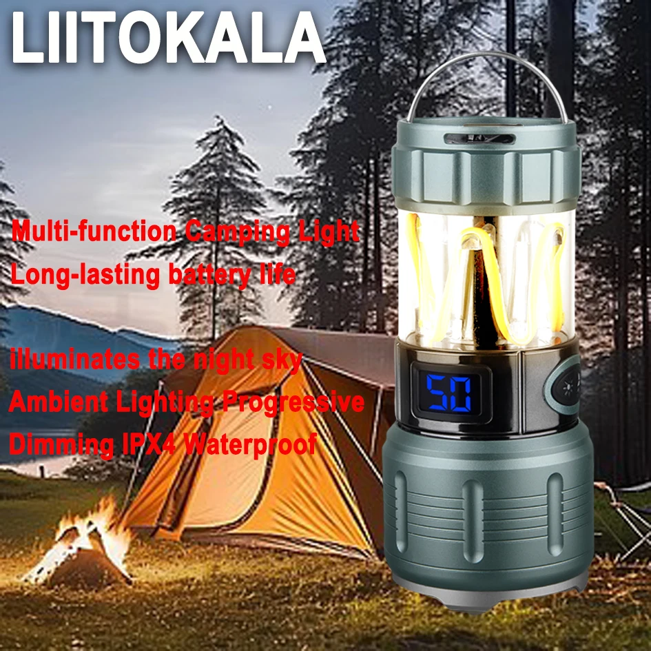 

LiitoKala LF-703 Многофункциональный уличный фонарик для кемпинга