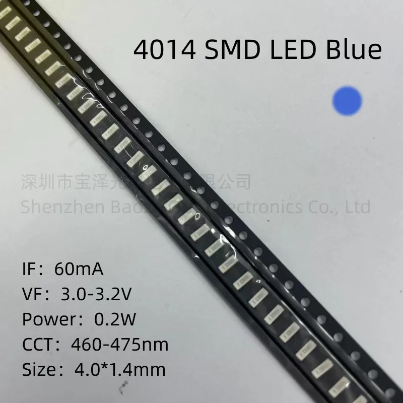 4014 SMD LED Red Yellow Green White Blue Orange Pink Ice Blue  light emitting diode 100pcs/lot