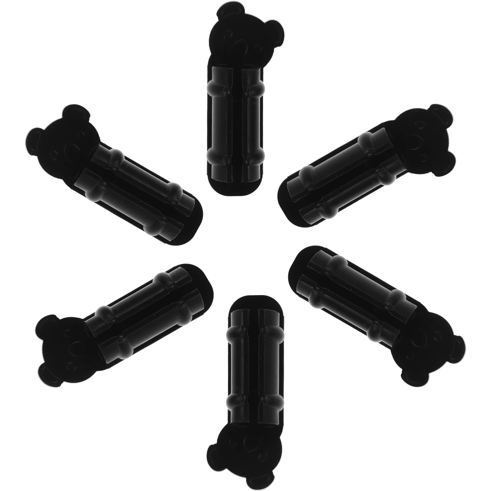 

6Pcs Small Pen Holder Clips Portable Pencil Clip Silicone Pen Clamps for Teachers Colleagues Office Use Desk Markers Holders