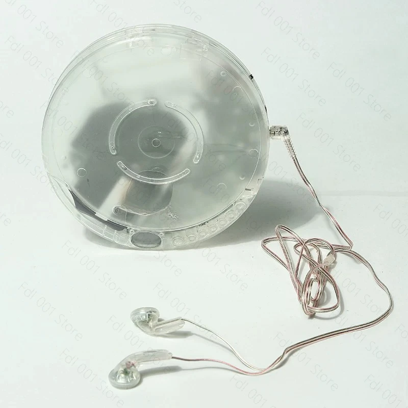 

Fully transparent CD player Walkman player Portable new with earphones usb cable