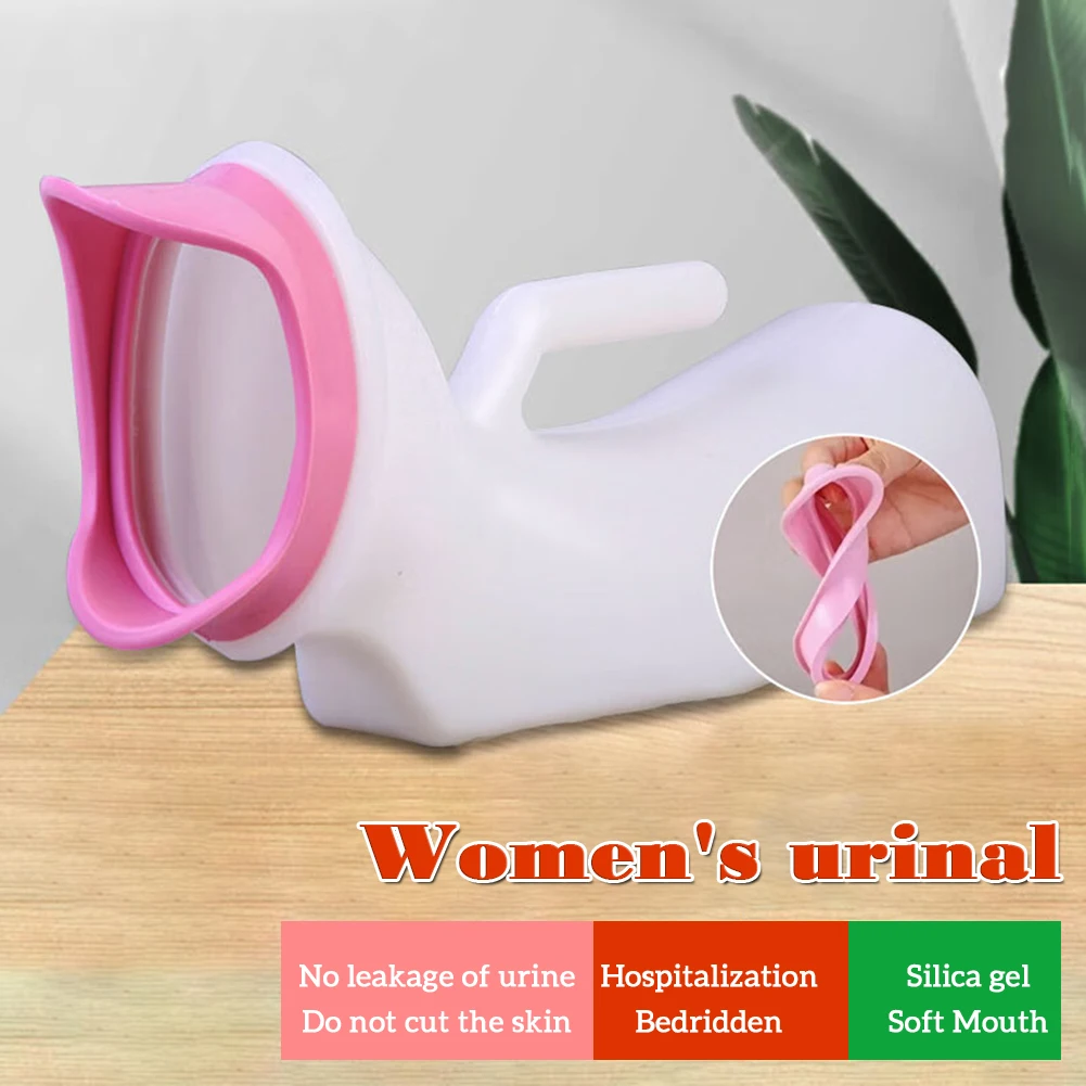 Verdicktes auslaufs ic heres weiches Mund urinal Hochleistungs-Auto-Heim urinal für Frauen beim Wandern