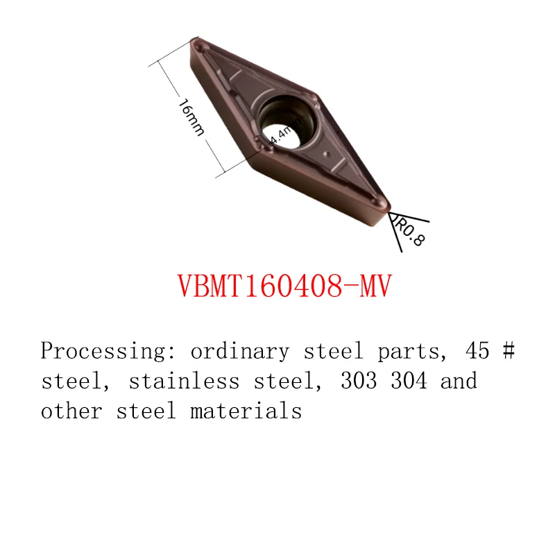 

5PCS CNC Outer Grooving Shallow Turning Inserts Circlip Cutter Grain Insert 16 ER IL-1.0 Cutters Head Lathe Cutting
