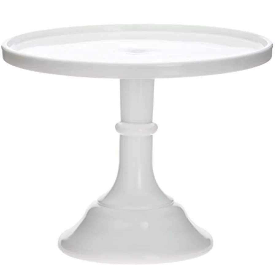 

12" Milk Glass Cake Plate/stand