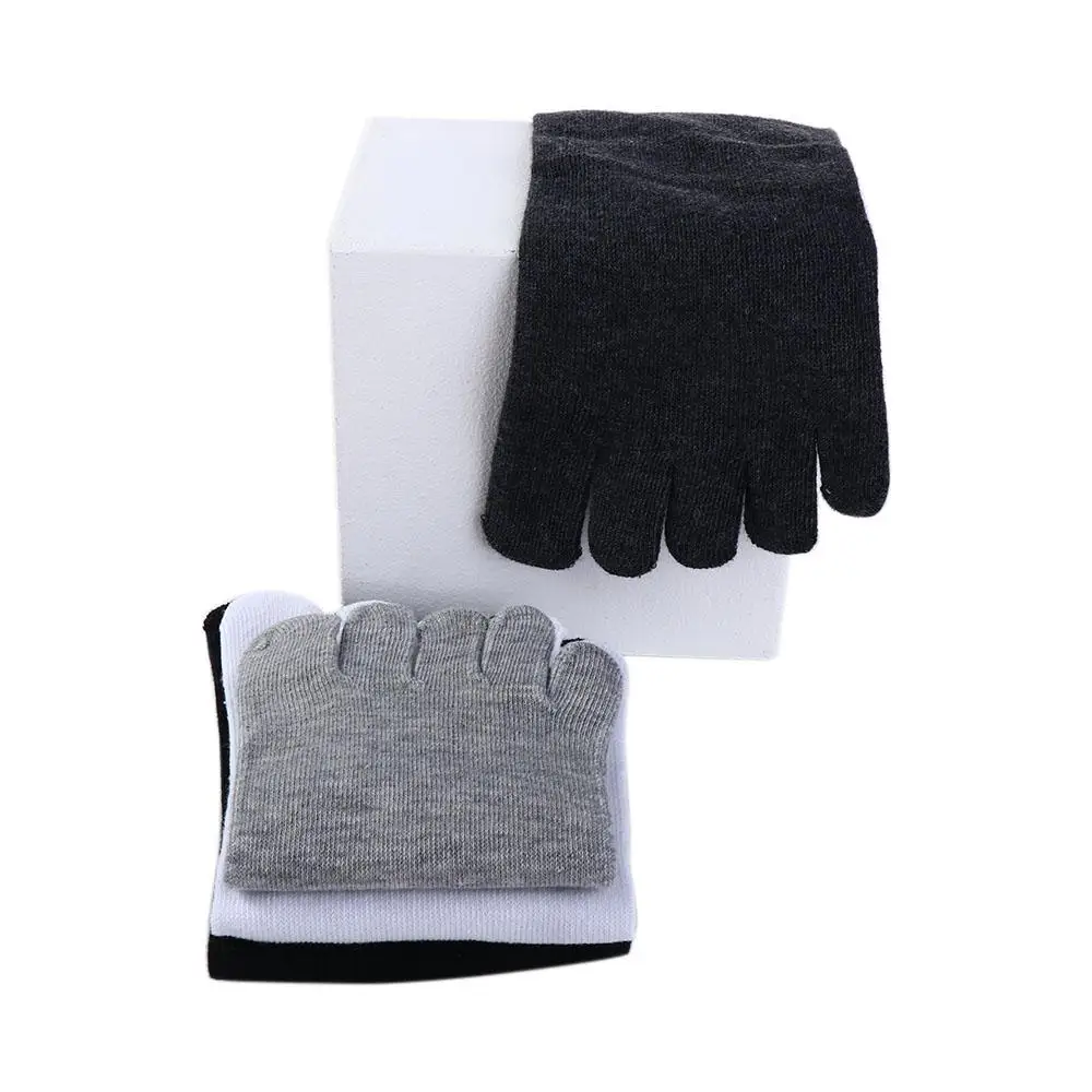 Color No Show Socks Protect Ankle Ankle Crew Socks Breathable Men'S Split Toe Sock Five Fingers Socks Toe Socks Ankle Socks