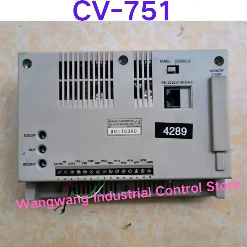 Second-hand test OK , CV-751 Visual Inspection Instrument LCD Display Screen