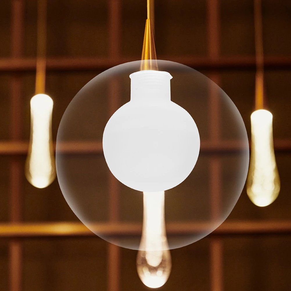 

2Pcs Globe Glass Lamp Shade Replacement for Chandelier Kitchen Living Room Bedroom Pendant Light Brightness Enhancing Smooth