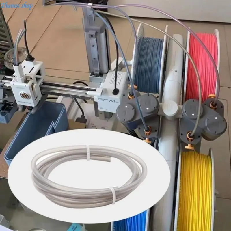 Professional 2.5mmIDx4mmOD PTFE Tube Direct Drive Extruder Printer 1.75mm ID2.5mm OD4mm Printer Teflonto Pipe X37A