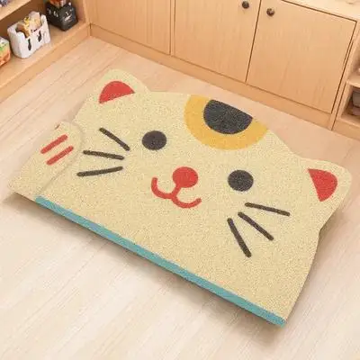 

Non-Slip Large For Cats Kitten Supplies Indoor Mats For Litter Accessories Non-S Mat Cat Litter Rug Household