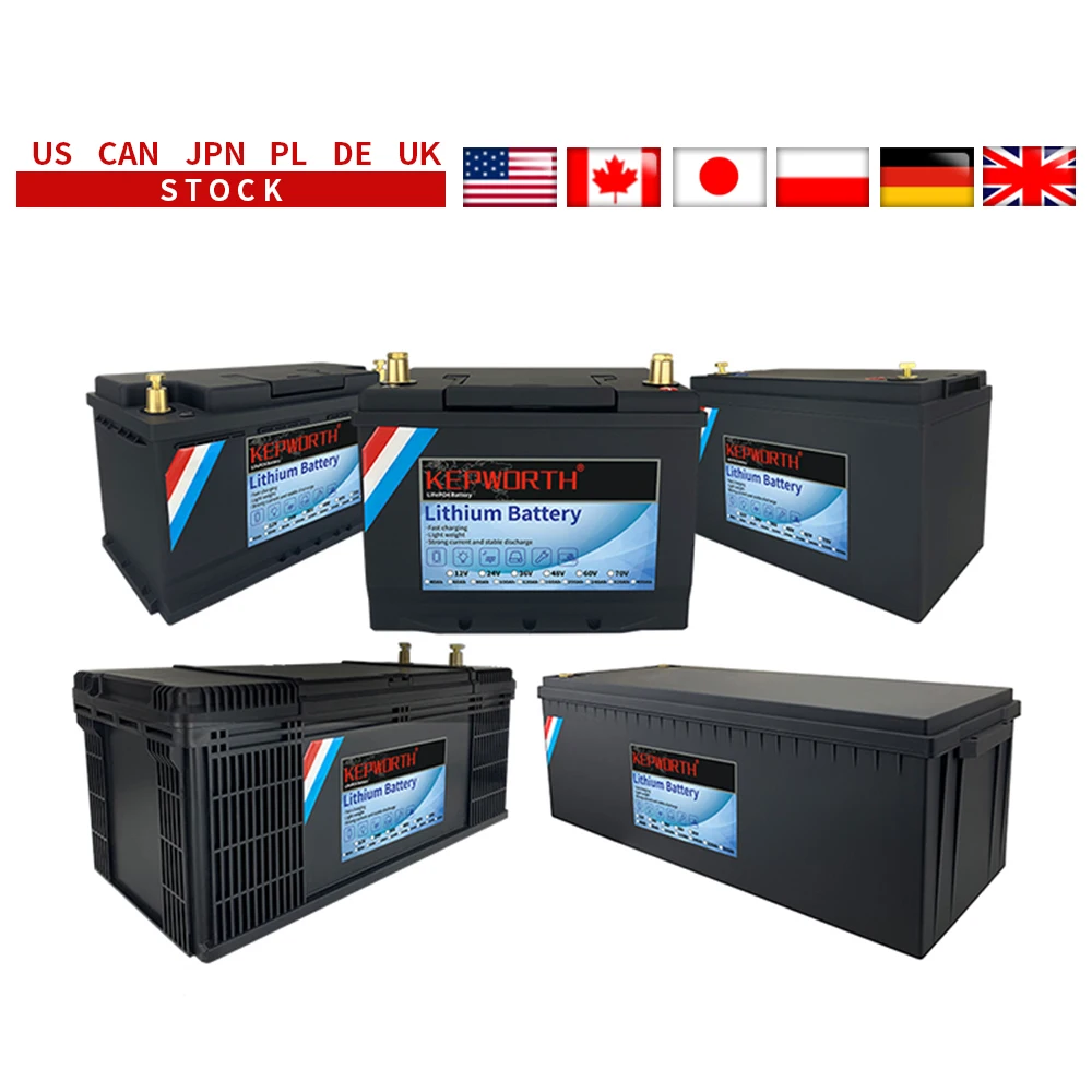 12V 100Ah 120Ah LiFePO4 Battery Deep Cycle Lithium Iron Phosphate Rechargeable Battery Built-in BMS Perfect for RV,Solar Camping