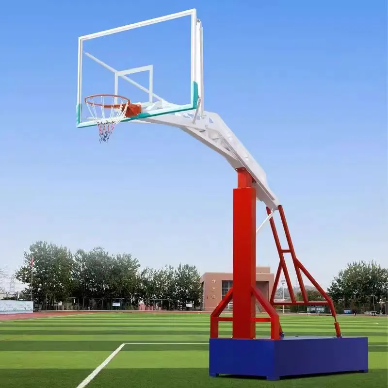 Factory Manufacturer Indoor Outdoor Basketball Tower Portable Professional Sport Training Basketball Hoop Basketball goal Postpr
