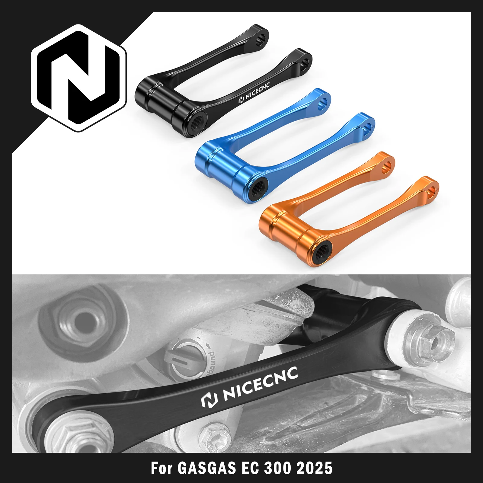 

1/1.5″ Lowering Link Kit For GasGas EC 300 EC 250 MC250F For KTM SXF 250 SXF 450 XC250 XC 300 XCF 350 For Husqvarna TE 300 2025