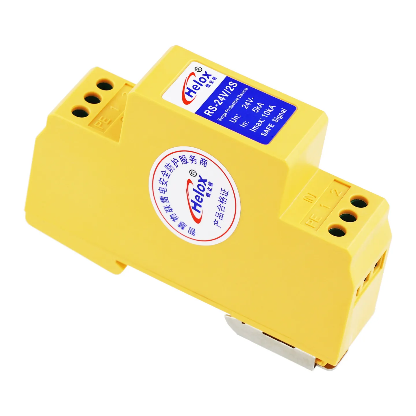 Fire Signal Lightning Arrester 24V PLC Switch Digital 4-20MA Signal Surge Protector
